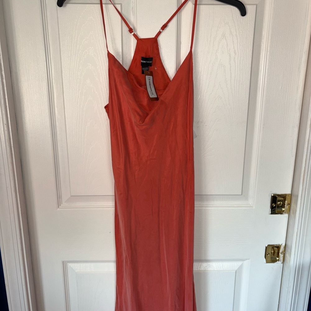 Fifteen Twenty Vibrant Orange Jumpsuit